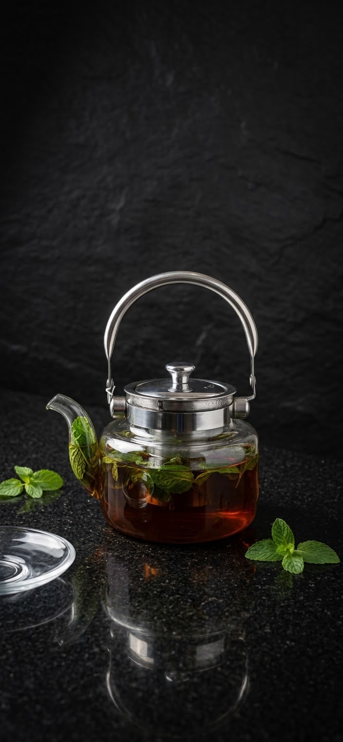 براد شاي بالنعناع
